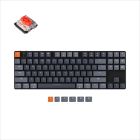 KEYBOARD MECHANICAL KEYCHRON K1 SE HS AL TOP CASE LP RGB LED TKL Keychron Optical Red switch Multi-Device(Wired+Bluetooth),Black, K1SE-E1