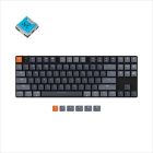 KEYBOARD MECHANICAL KEYCHRON K1 SE HS AL TOP CASE LP RGB LED TKL Keychron Optical Blue switch Multi-Device(Wired+Bluetooth),Black K1SE-E2