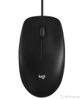 Logitech M100 Corded Mouse, Black