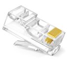 Power Box RJ45 Connector 1U CAT6 non -shield Gold crystal head (100 pcs bag)