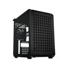 CoolerMaster QUBE 500 Flatpack Black, Small High Airflow Mid-Tower ATX, Customizable Gaming PC Case, Tempered Glass, Vertical GPU Mount