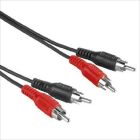 CABLES AUDIO HAMA 2x RCA M/M 5,0M HAMA-30468