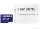 SAMSUNG 256GB PRO Plus MircoSD+ Adater, MB−MD256SA