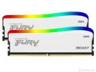 DIMM 16GB DDR4 3600MHz Kingston Fury Beast Kit CL17 White RGB (2x8)