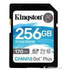 Secure Digital Kingston 256GB SDXC Canvas Go Plus 170R/90W CL10 UHS-I U3 V30