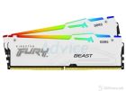 DIMM 32GB DDR5 5200MHz Kingston Fury Beast Kit CL40 White RGB (2x16)