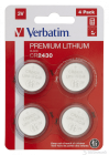 Batteries Verbatim CR2430 3V 4pack Lithium