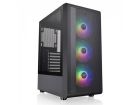 ATX Mid Tower Case Thermaltake S200 TG ARGB Mid Tower Chassis Black