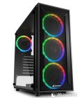 ATX Midi Tower Case Sharkoon TG4M RGB Gaming w/2xUSB 3.0, 4x120mm RGB Fans