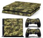 Vinyl cover (stickers) for console and controller - Camouflage (PS4)