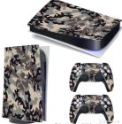 Vinyl cover (stickers) for console and controller - Camouflage (PS5 Disc Edition)