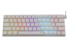 Keyboard White Shark Gaming Wakizashi 60% Mechanical RGB White Blue Switch
