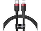Cable USB 2.0 Type-C to Lightning 1m Baseus Cafule PD 20W Red/Black