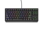 Keyboard Genesis Gaming Thor 230 TKL Hot Swap Mechanical Brown Switch RGB Black