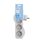 Power Protector Philips 1.5m 3 Sockets White