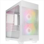 CASE LIAN LI micro ATX LANCOOL 205M MESH SNOW Mid-Tower w/ Tempered glass, 2x 140mm ARGB PWM fans, snow white