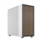 CASE FRACTAL DESIGN E-ATX Mid-Tower NORTH XL, 3x140mm Aspect 4-pin PWM fans, w/WINDOW, Side Mesh+Front wood panel, Chalk White, FD-C-NOR1X-03