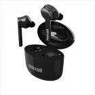 EARPHONES WIRELESS BUDS MAXELL BASS 13, Bluetooth w/microphone, Black