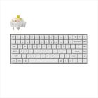 KEYBOARD MECHANICAL KEYCHRON K2 PRO PLASTIC FRAME QMK/VIA HS RGB LED 75% Keychron K PRO Banana switch Multi-Device (Wired+Bluetooth), White, K2P-P4