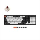 KEYBOARD MECHANICAL KEYCHRON C2 FULL SIZE WHITE LED Gateron G Pro Brown switch, Black, C2-A3