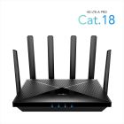 NET ROUTER WIRELESS DUAL BAND AX1800 4G LTE Cat18 CUDY LT18 w/6 antennas, 1x WAN 10/100/1000 port, 4x LAN 10/100/1000 ports