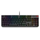 ASUS ROG Strix Scope RX PBT RGB, wired mechanical gaming keyboard with Cherry MX switches, aluminum frame, and wider Ctrl key for FPS g