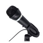 Gembird Condenser microphone with desk-stand, black, PN:MIC-D-04