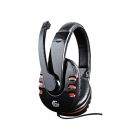 Gembird Gaming headset with volume control, glossy black, PN:GHS-402