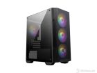 ATX Micro Tower Case MSI MAG FORGE M100A Auto-RGB w/2xUSB 2.0, 1xUSB 3.2, 4x 120mm Fans