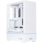 CASE LIAN LI ATX SUP01W WHITE, 3-side MESH, Small Tower w/ Tempered glass, dual ARGB STRIPS, PCIE 4.0 RISER, 3x 120mm PWM fans, USB 3.1 TYPE-C