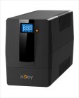 UPS 800VA/480W NJOY Horus Plus, 2xShuko battery backup,2 x RJ11 (IN/OUT),Single phase,up to 4 min on 50% load, USB,LCD display, PWUP-LI080H1-AZ01B