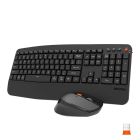 Meetion iKey C210 Black 2 in 1 combo Bluetooth/Wireless Mouse & Keyboard, Battery capacity 300mAh, Compatible with Mac/Win system