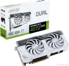 ASUS DUAL-RTX4070S-O12G EVO White, NVIDIA GeForce RTX 4070 SUPER, PCI E4.0, 12GB GDDR6X