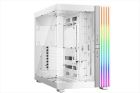 CASE BE QUIET! E-ATX Mid-Tower Light Base 900 DX, w/2x Tempered glass, ARGB LED strips and 2 hubs, inverted layout, White BGW70