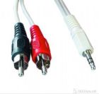 Cable 3,5mm stereo to 2 phono plug 2.5m CCA458