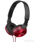 SONY MDRZX310R.AE, ZX series Foldable Over the ear Headphones, red