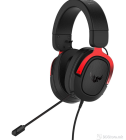 ASUS TUF Gaming H3 Discord Teamspeak Certified Gaming Headset, Red