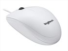 Logitech Business B100 Optical USB Mouse WIRED USB WHITE 910-003360