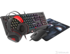 Gaming Set Genesis Cobalt 330 4IN1 RGB Keyboard+Mouse+Headphones+Mouse Pad