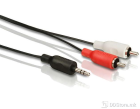 Cable Audio 3.5 mm(M) - 2 RCA(M) 3m Philips