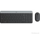Logitech MK470 Slim Wireless Keyboard + Mouse Combo Graphite 920-009204