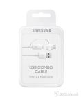 Samsung Cable Combo 2 in 1, USB type C & Micro USB, 1.5m