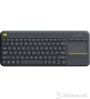 Keyboard Logitech Wireless Touch K400 Plus PC-to-TV Black