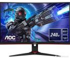 AOC FullHD C27G2ZE Curved 27” VA 300 nits, 240Hz, 0.5ms MPRT and FreeSync Premium, VA