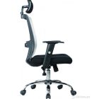 Office chair STYLE with headrest (BLACK & GRAY)