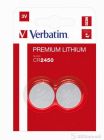 Batteries Verbatim CR2450 3V 2pack Lithium