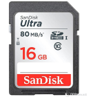 SANDISK SDXC 16GB ULTRA 80MB/s SDSDUNC-016G-GN6IN