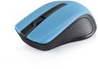 Modecom Wireless Mouse MC-WM9, Color: Black-Blue, Sensor: Optical, Resolution (dpi): 1200, Dimension: 103 x 66 x 37 mm, M-MC-0WM9-140