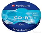 CD-R Verbatim 700MB 52x 10pcs Extra Protection Wrap