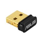 ASUS USB-N10 Nano B1 Wi-Fi Adapter, USB 2.0, 150Mbps, 2.4GHz, 802.11b/g/n, WEP/WPA/WPA2, 90IG05E0-MO0R00